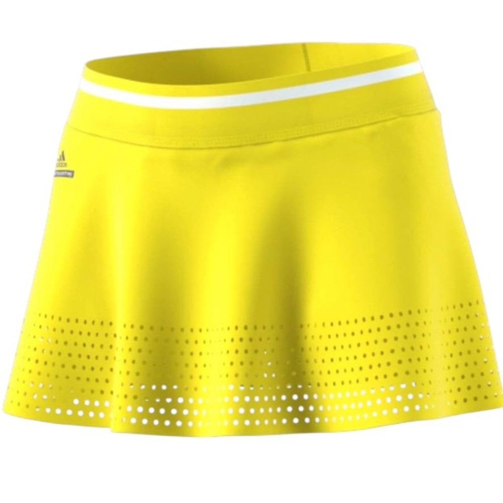 Adidas by Stella McCartney Barricade Yellow Tennis Skirt S
